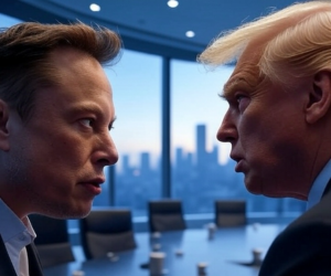 Tesla's shares experienced a sharp drop of 14.3% on June 5, 2025, reducing its market capitalization by $152 billion following a public feud between Elon Musk and Donald Trump.